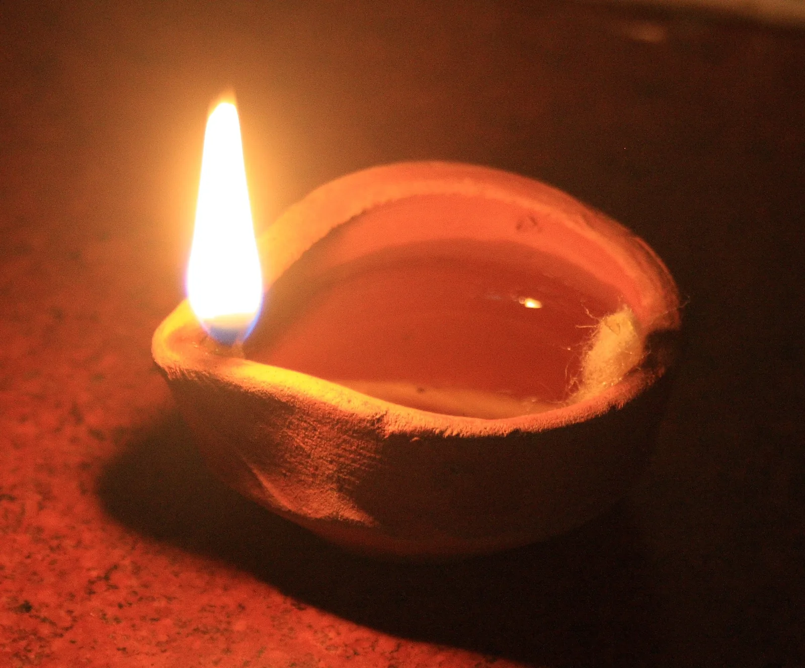 Traditional clay diya (oil lamp) lit for Deepavali, inscribed on UNESCO's Representative List of Intangible Cultural Heritage in December 2025