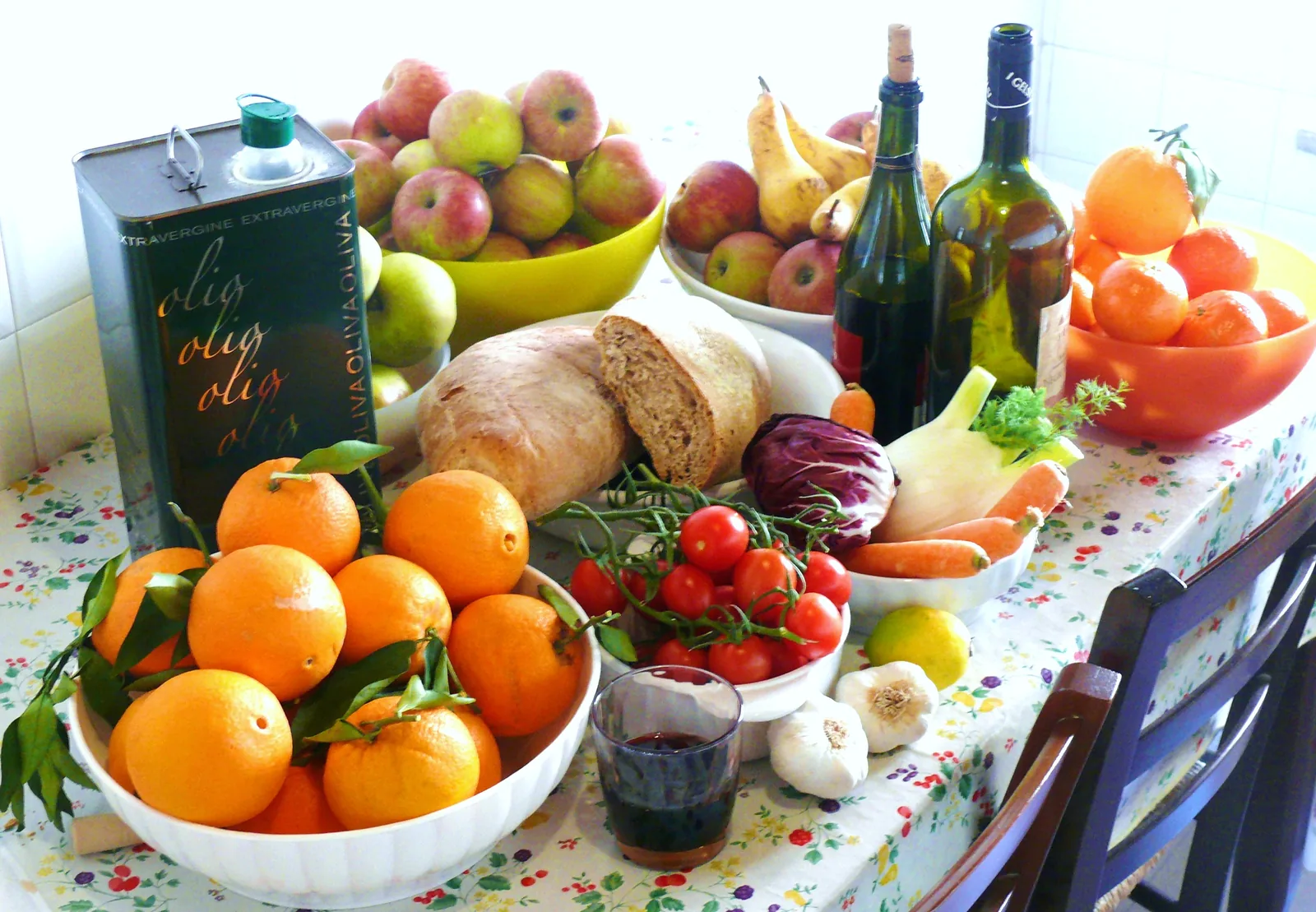 Mediterranean diet foods — a UNESCO Intangible Cultural Heritage inscribed in 2013 across 7 countries
