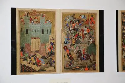 Behzad's style of miniature art