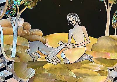 Craftsmanship of mother of pearl inlay