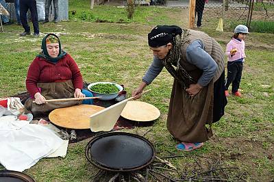Flatbread making and sharing culture: Lavash, Katyrma, Jupka, Yufka