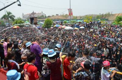 Myanmar traditional New Year Atā Thingyan festival