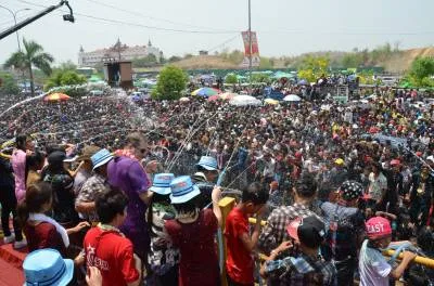 Myanmar traditional New Year Atā Thingyan festival