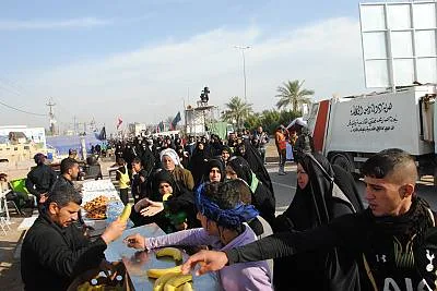 Provision of services and hospitality during the Arba'in visitation