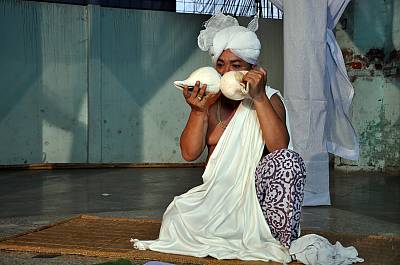 Sankirtana, ritual singing, drumming and dancing of Manipur