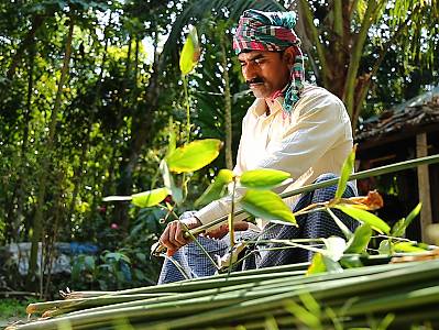 Traditional art of Shital Pati weaving of Sylhet