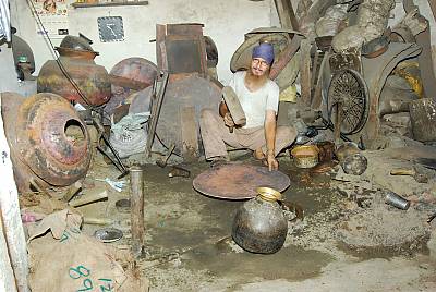 Traditional brass and copper craft of utensil making among the Thatheras of Jandiala Guru, Punjab, India